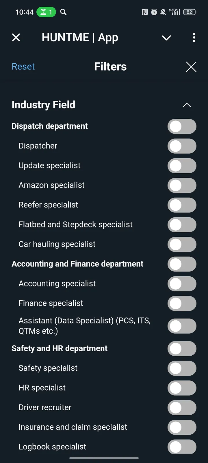 HUNTME | App — Screenshot 2