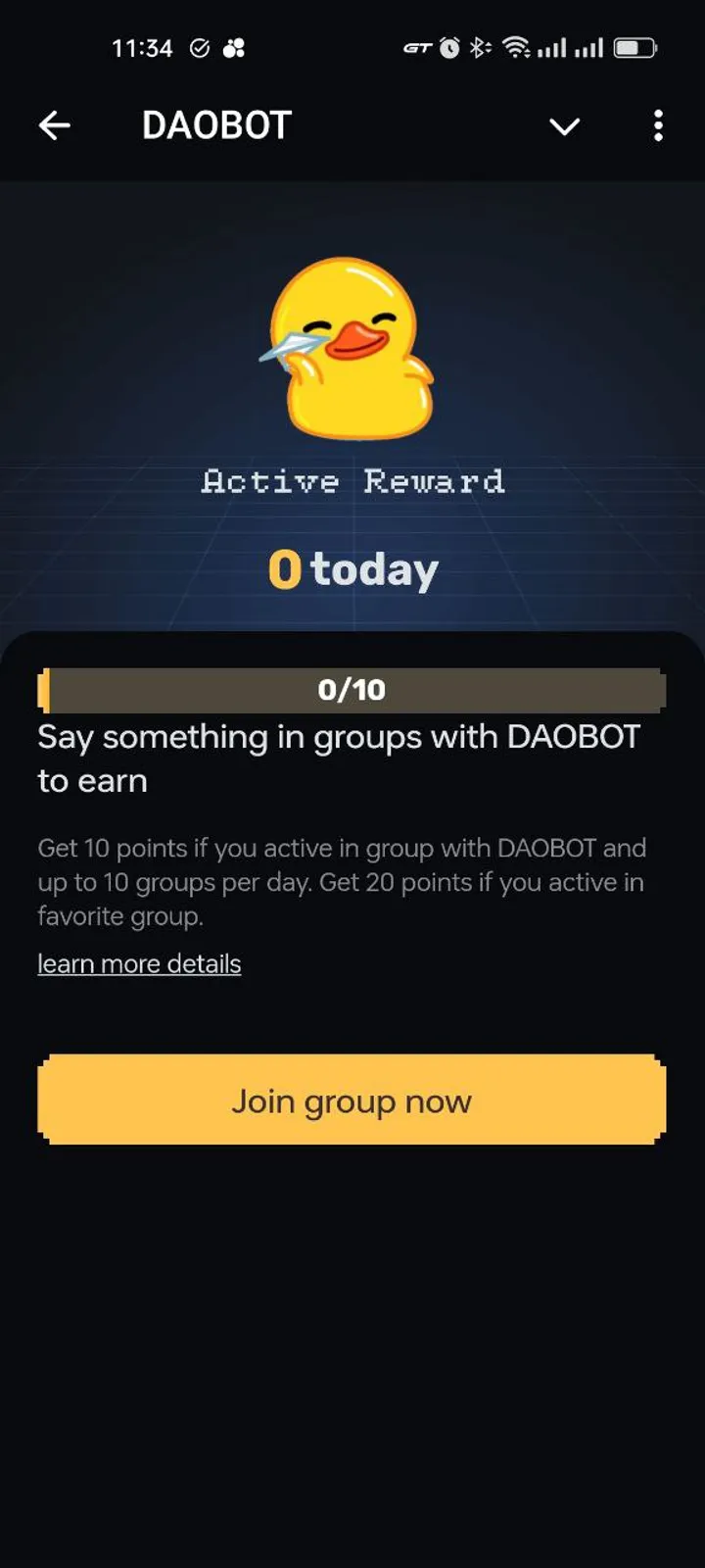 DAOBOT — Screenshot 1