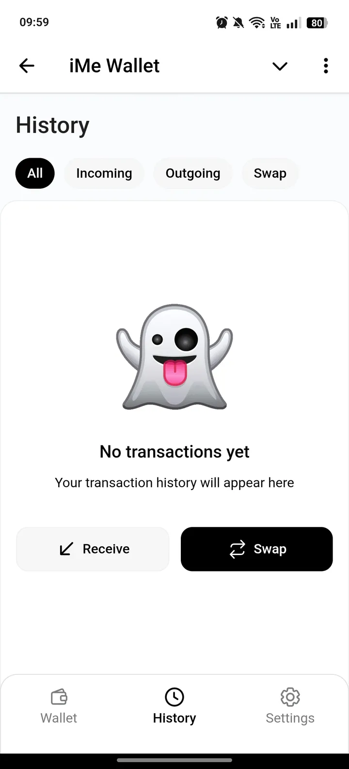 iMe Wallet — Screenshot 2
