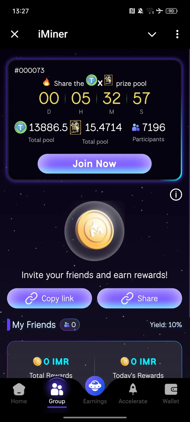 iMiner — Screenshot 2