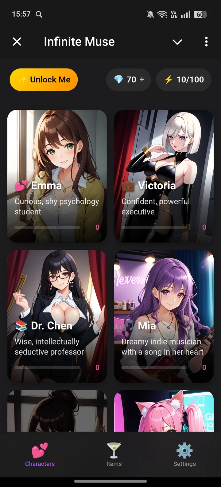 Infinite Muse — Screenshot 1