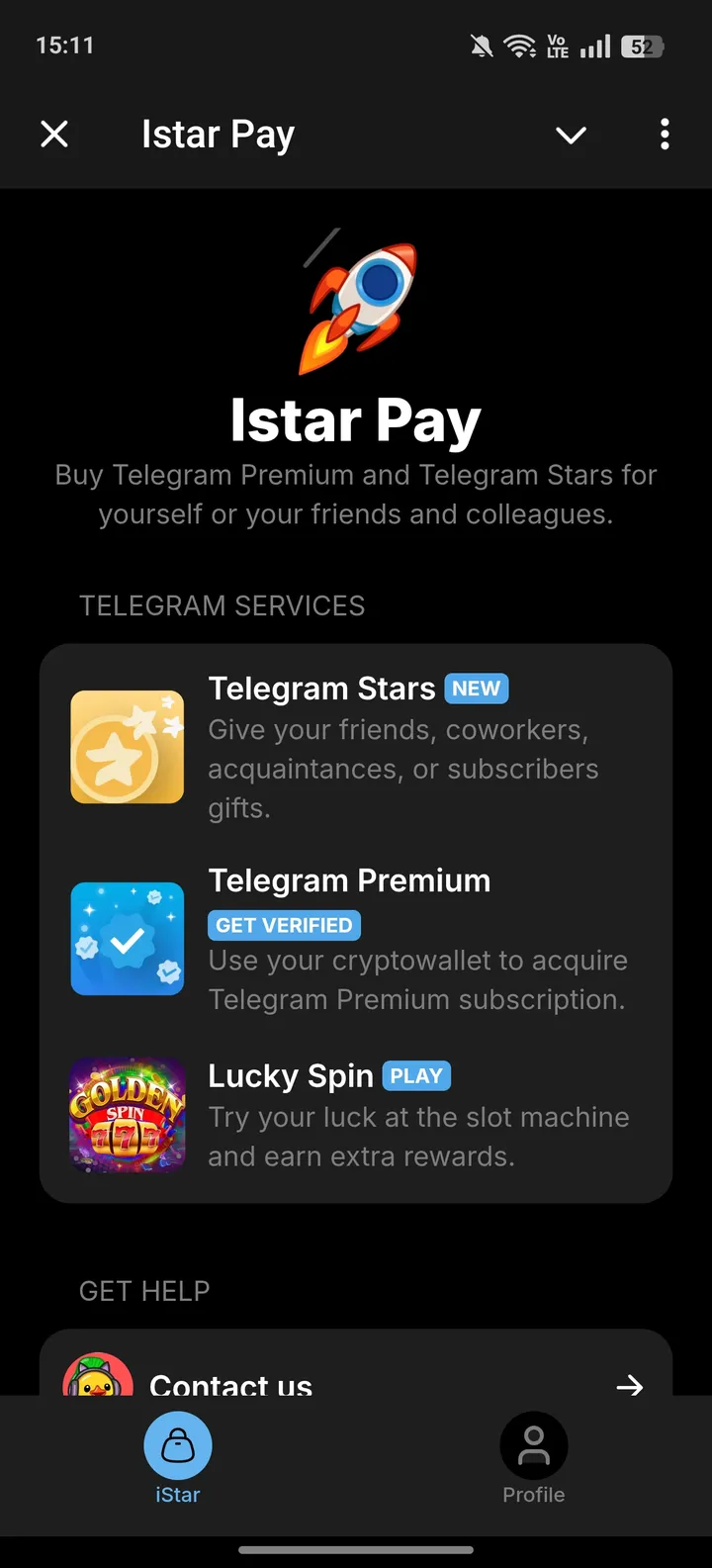 Istar Pay — Screenshot 1