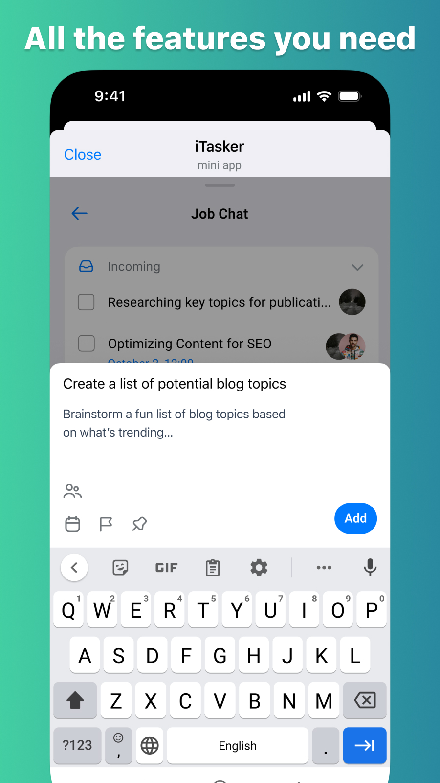 iTasker | Task Manager — Screenshot 2