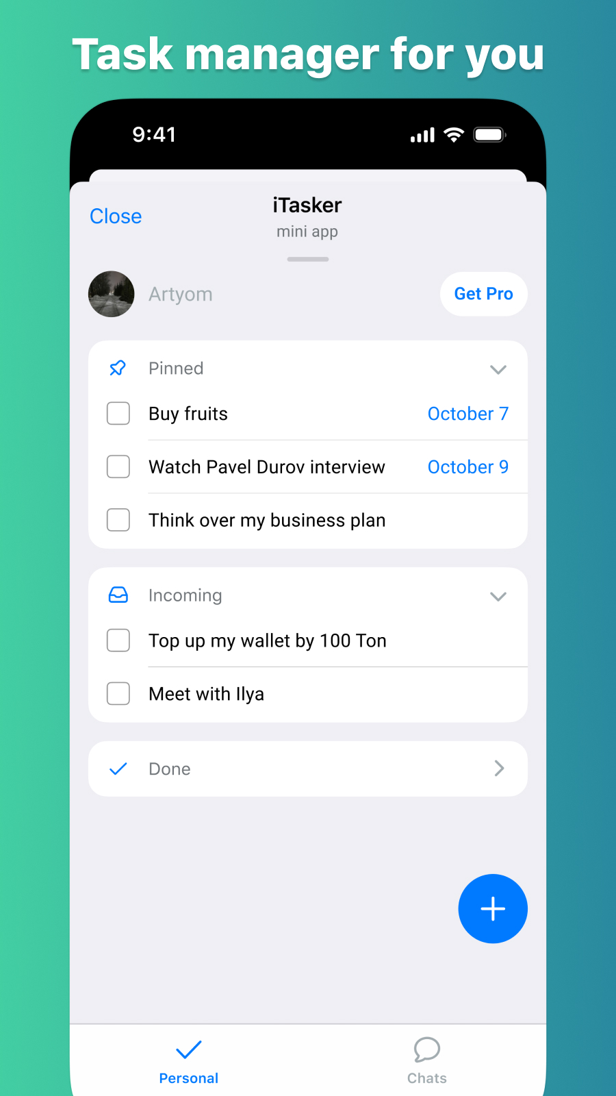 iTasker | Task Manager — Screenshot 3