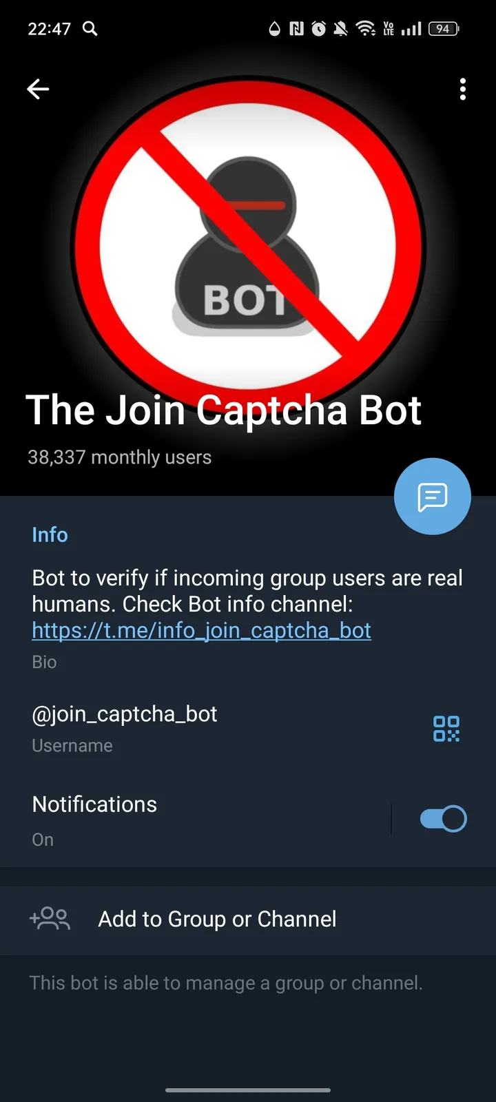 The Join Captcha Bot — Screenshot 4