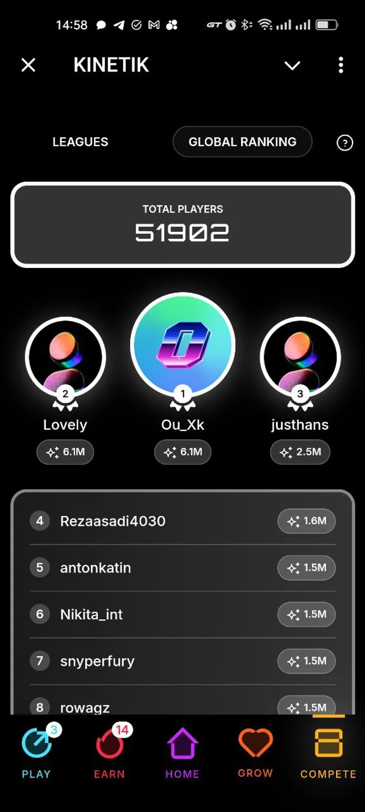 KINETIK — Screenshot 1