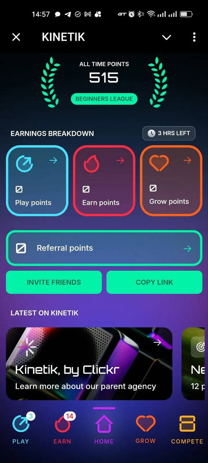 KINETIK — Screenshot 2