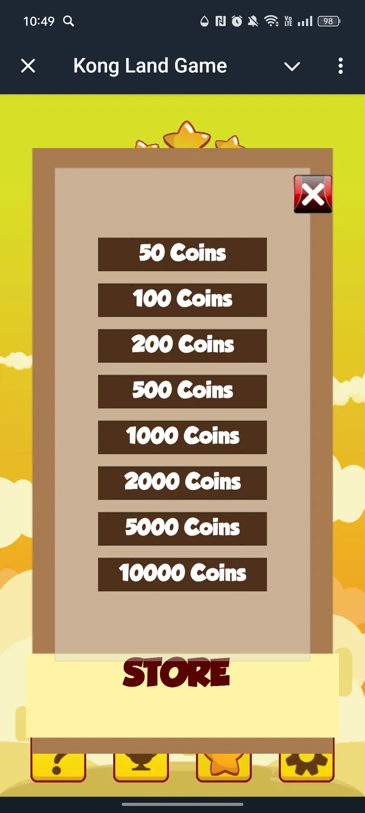 Kong Land Game — Screenshot 2