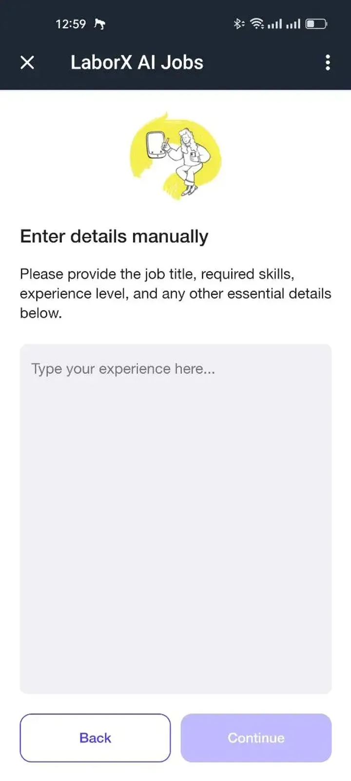 LaborX AI Jobs — Screenshot 1