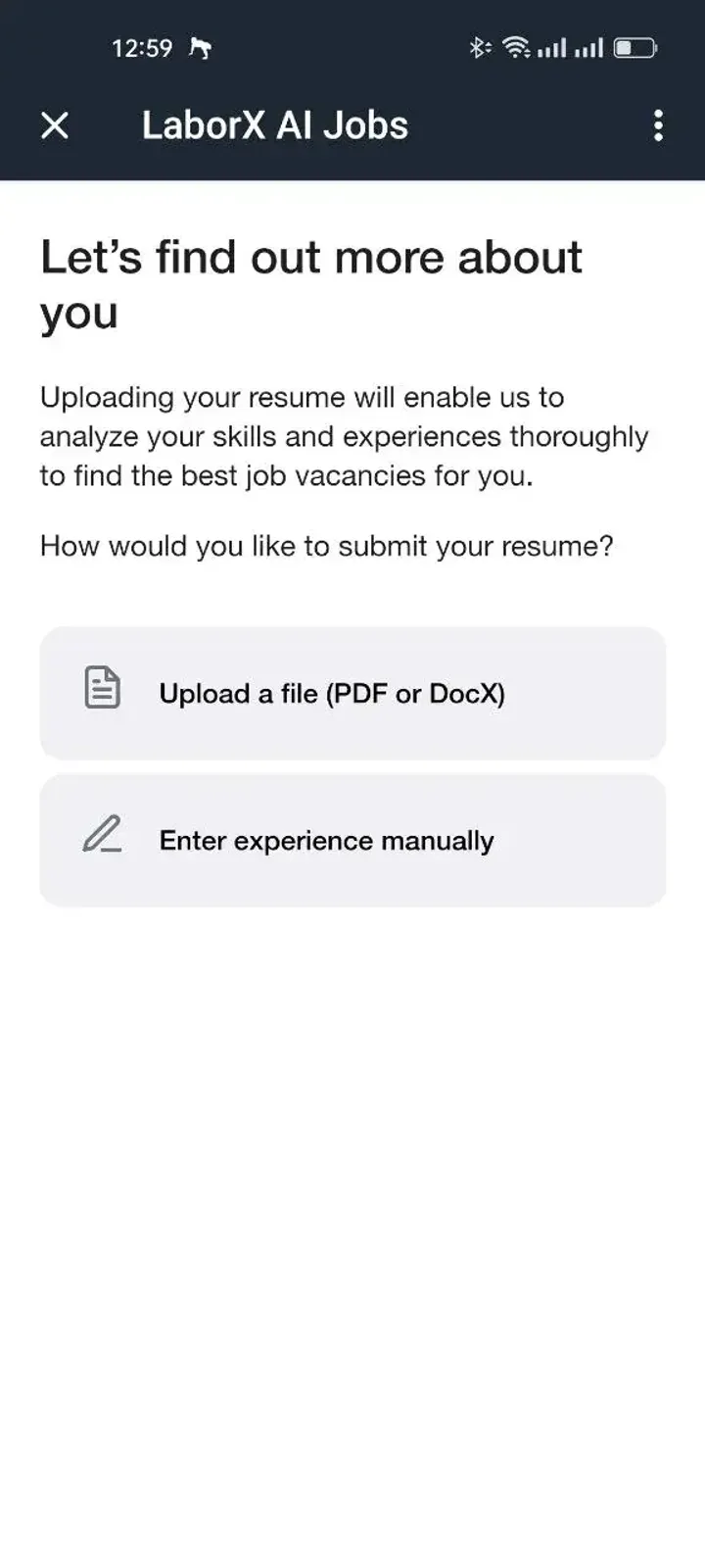 LaborX AI Jobs — Screenshot 2