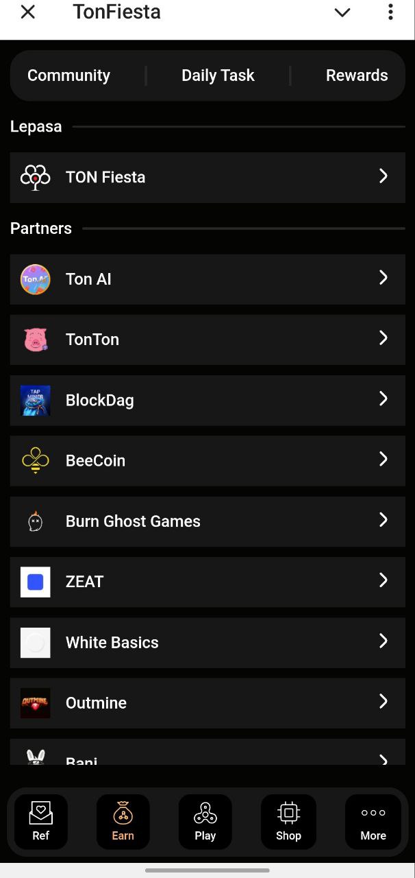 TonFiesta — Screenshot 2