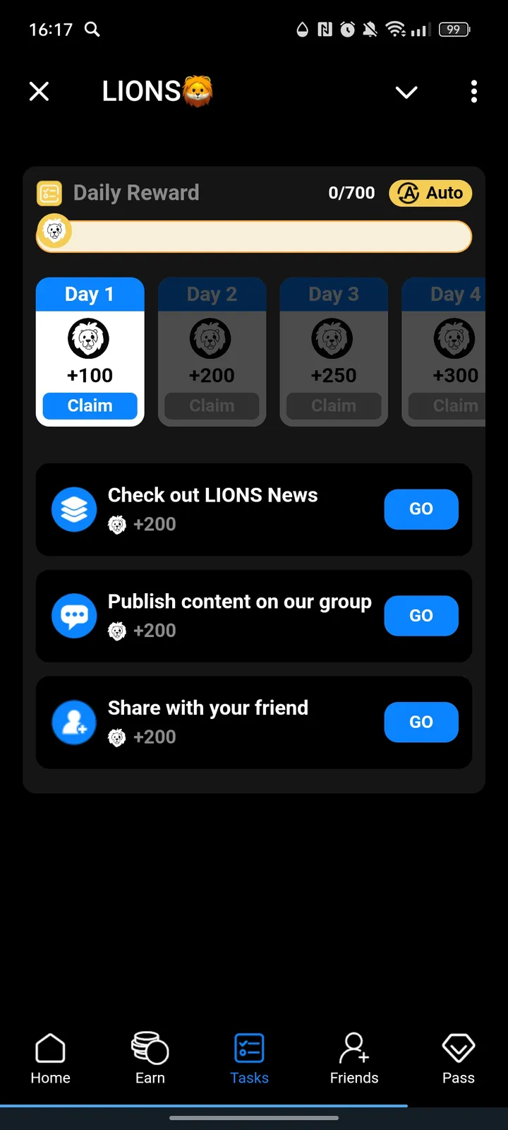 LIONS🦁 — Screenshot 3