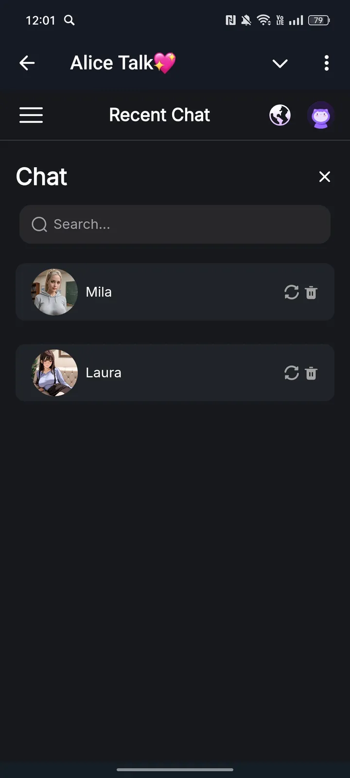 Alice Talk💖 — Screenshot 2