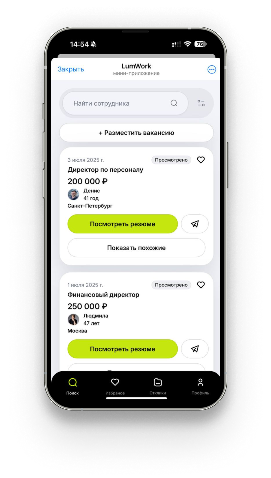 LumWork — Screenshot 4