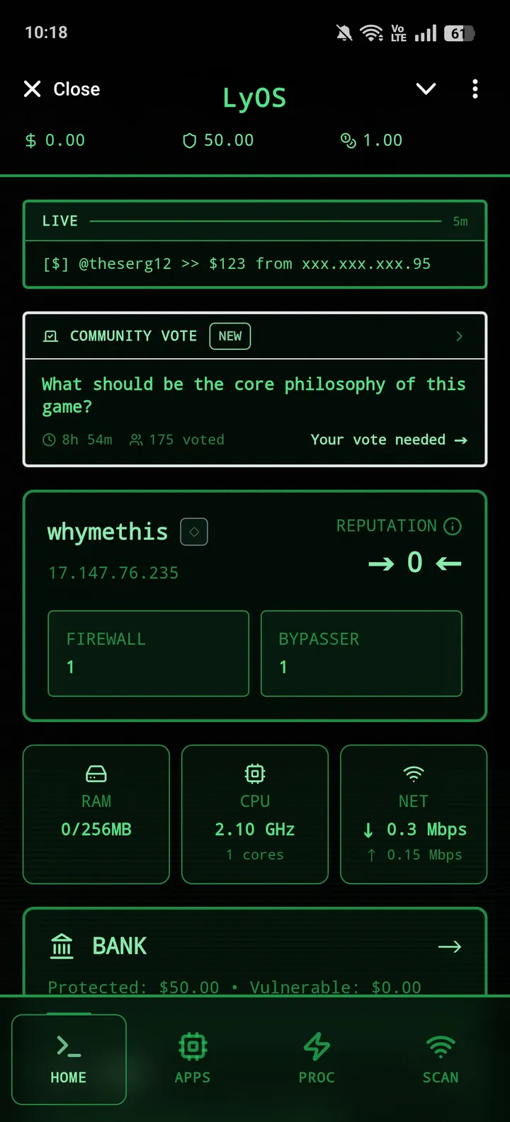 LyOS — Screenshot 2