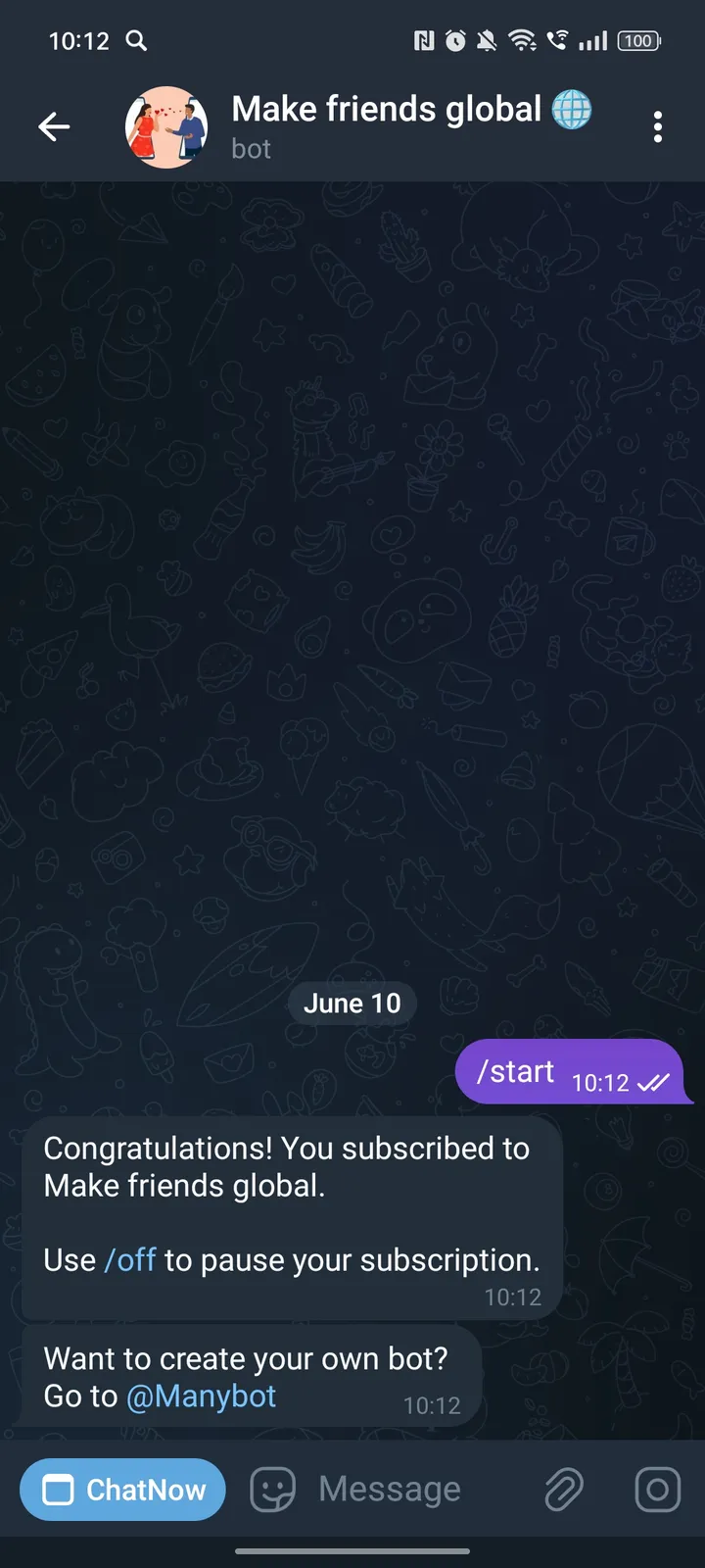 Make friends global 🌐 — Screenshot 2