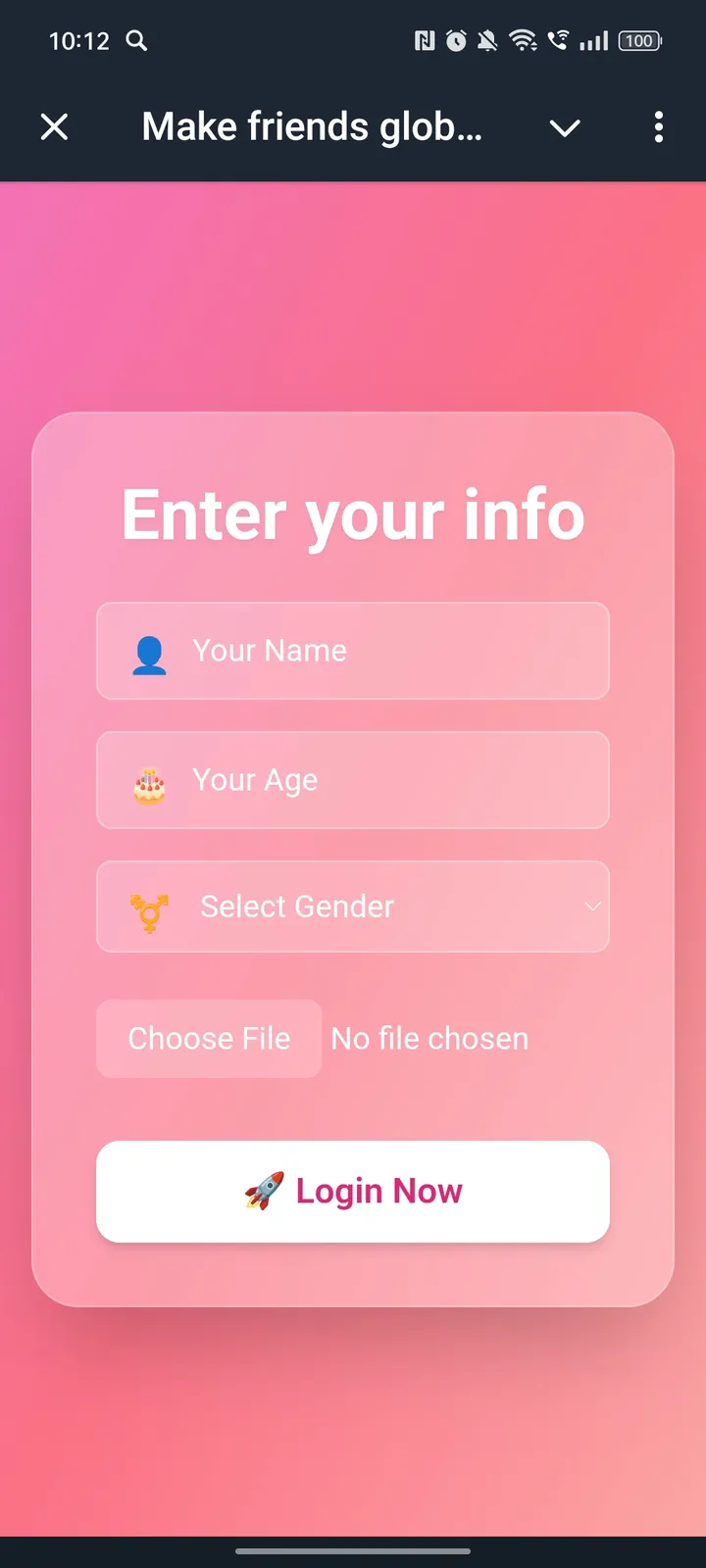 Make friends global 🌐 — Screenshot 3