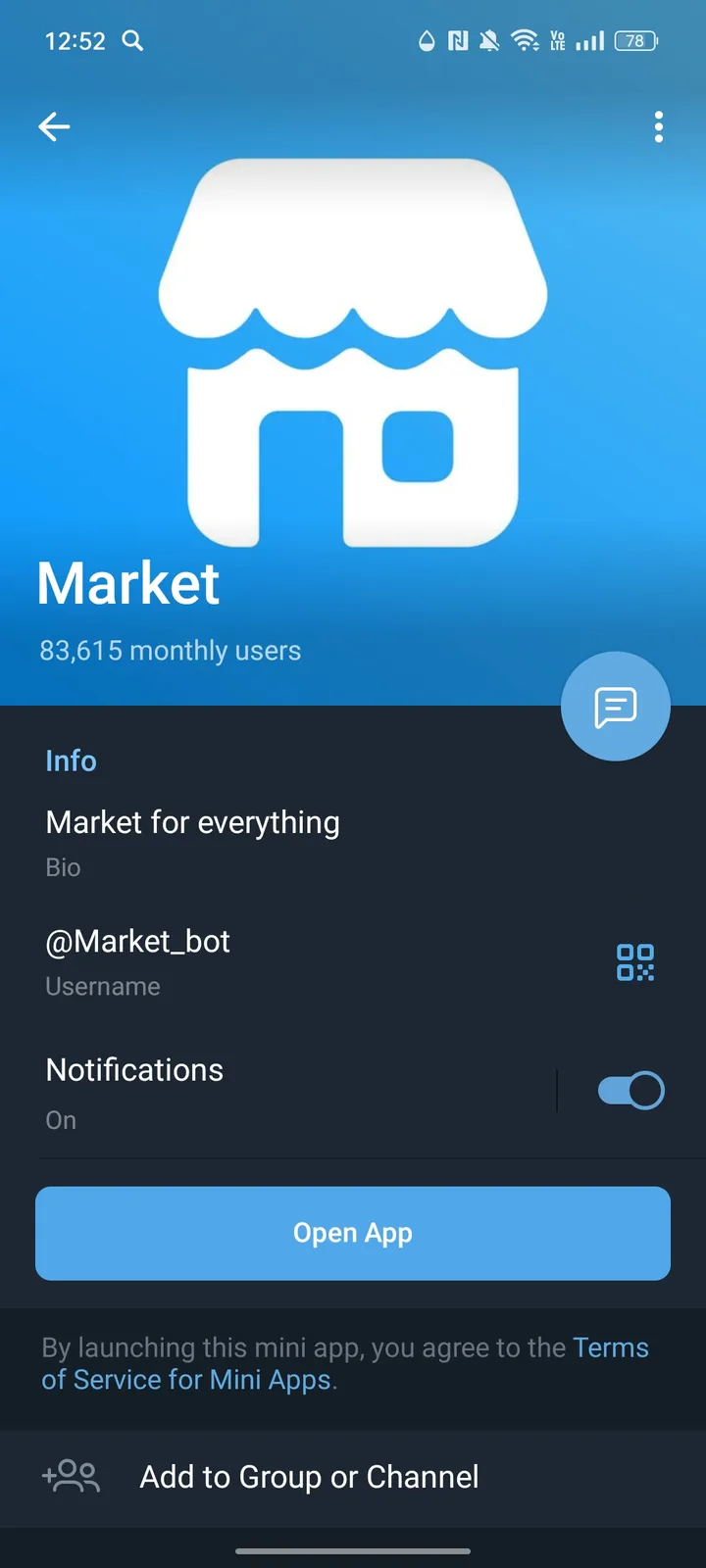 Market — Screenshot 2