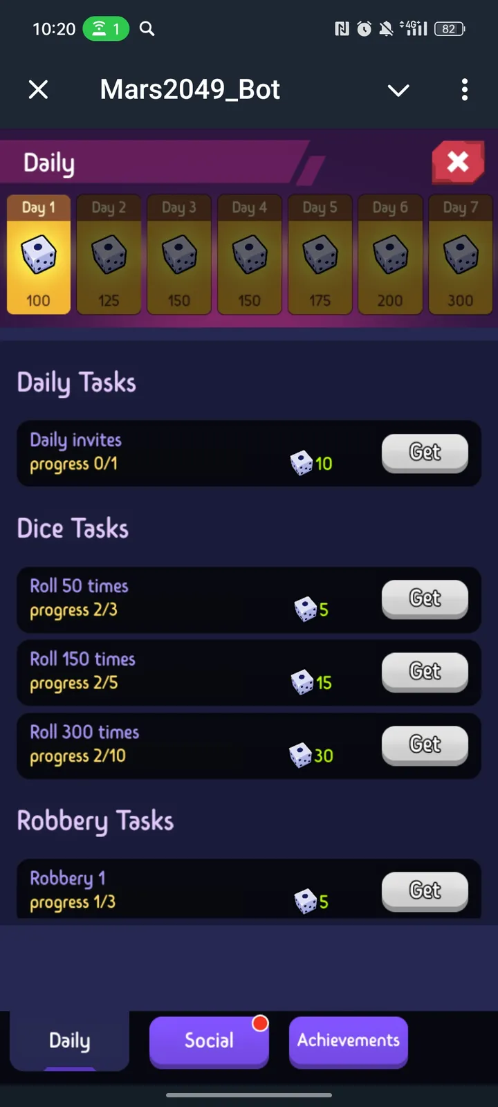 Mars2049_Bot — Screenshot 3