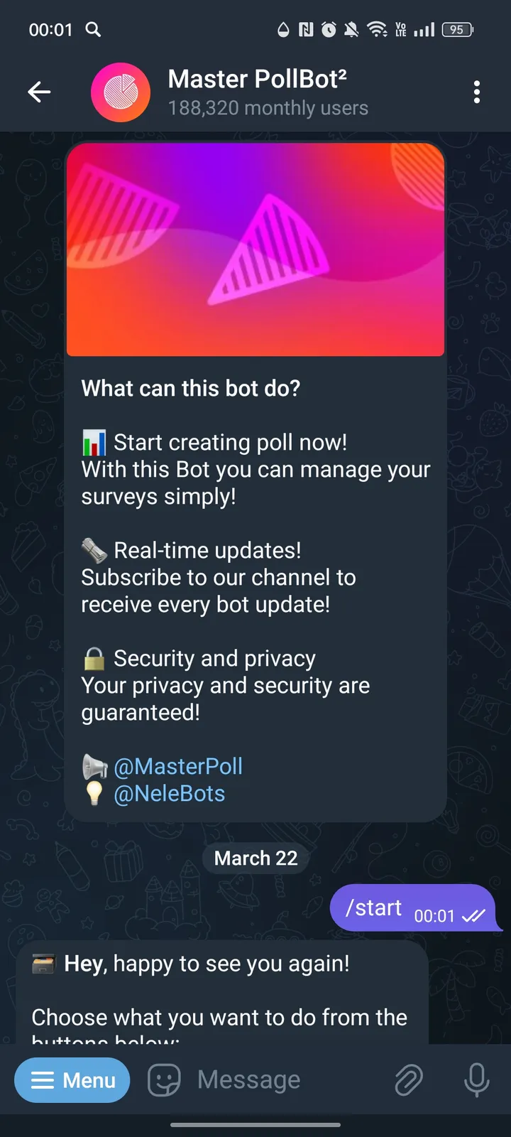 Master PollBot² — Screenshot 1