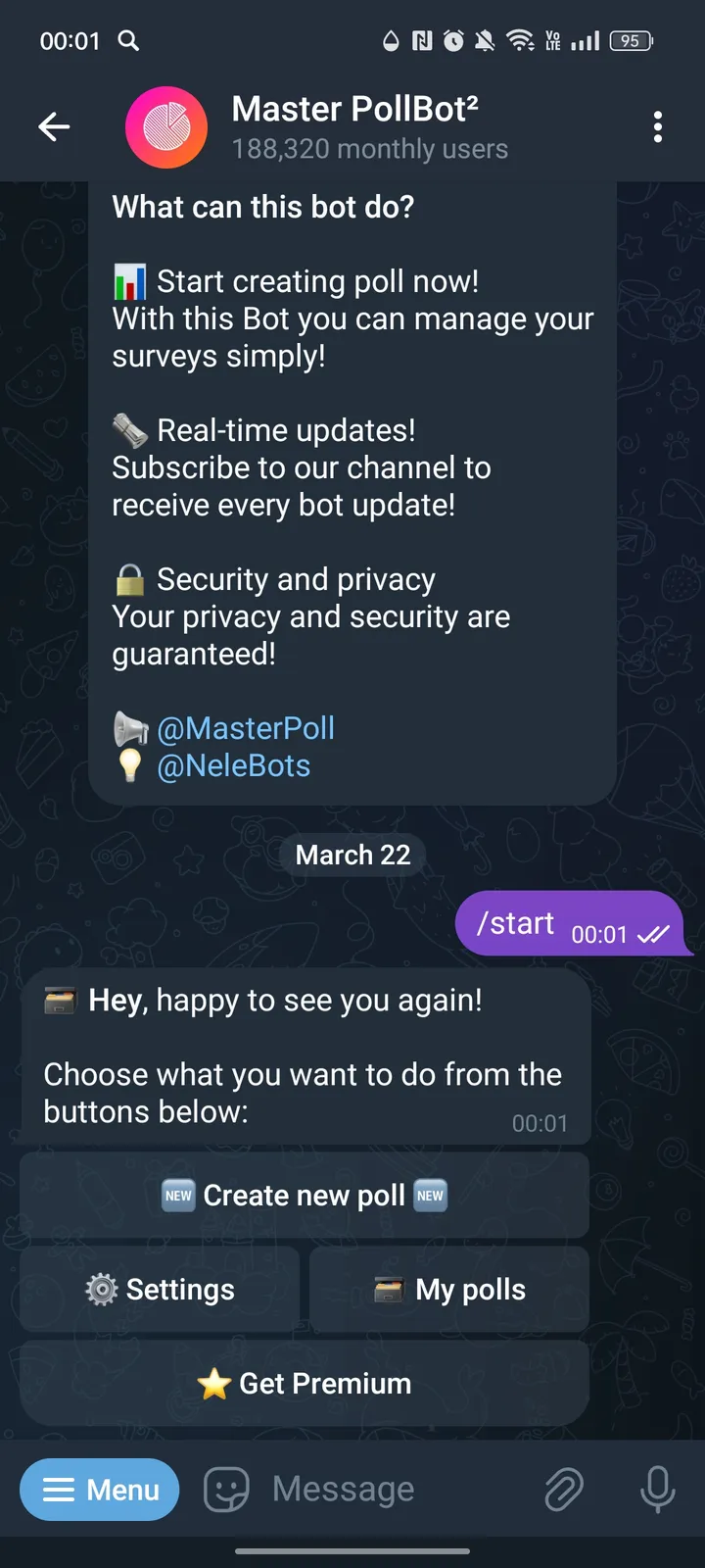 Master PollBot² — Screenshot 2