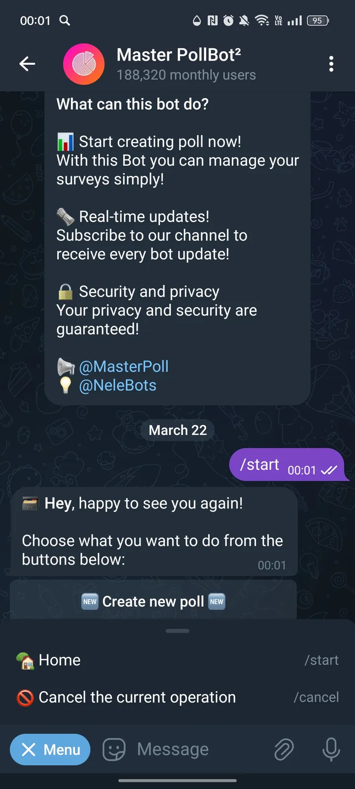 Master PollBot² — Screenshot 3