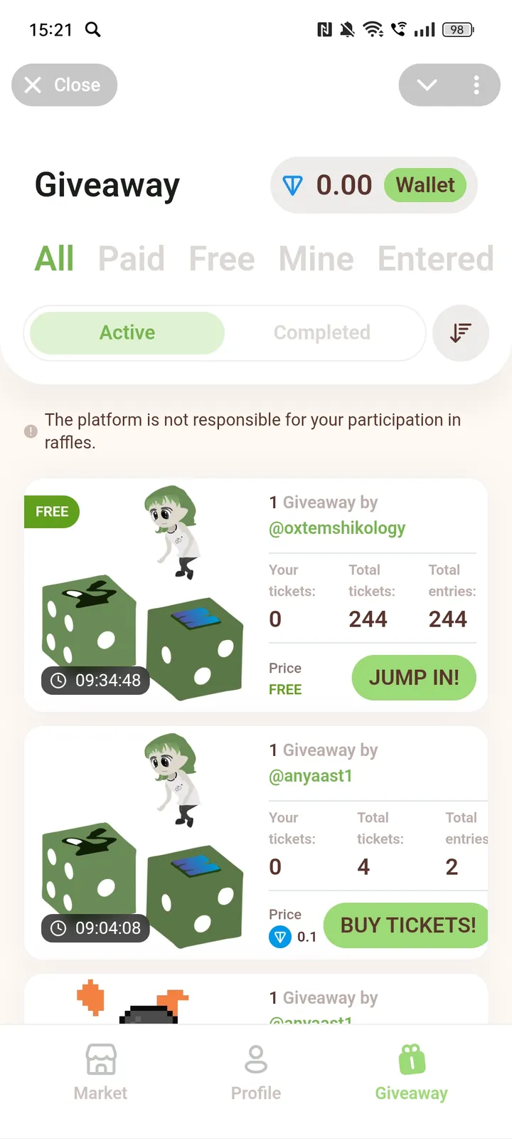 Matcha Market — Screenshot 2