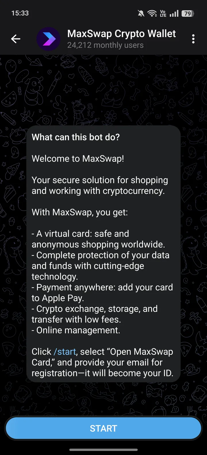 MaxSwap Crypto Wallet — Screenshot 2