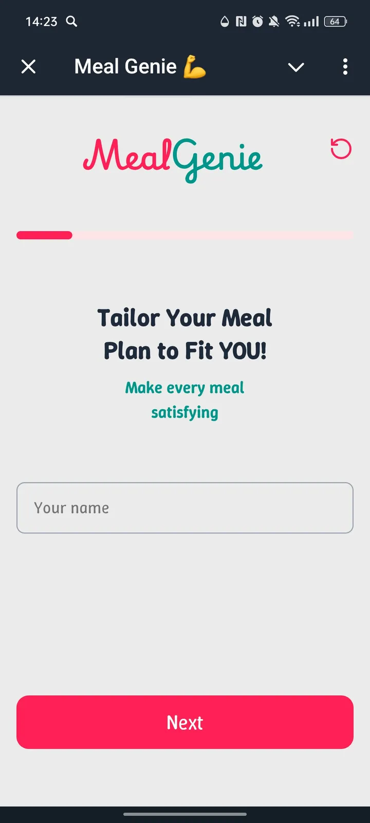 Meal Genie 💪 — Screenshot 1