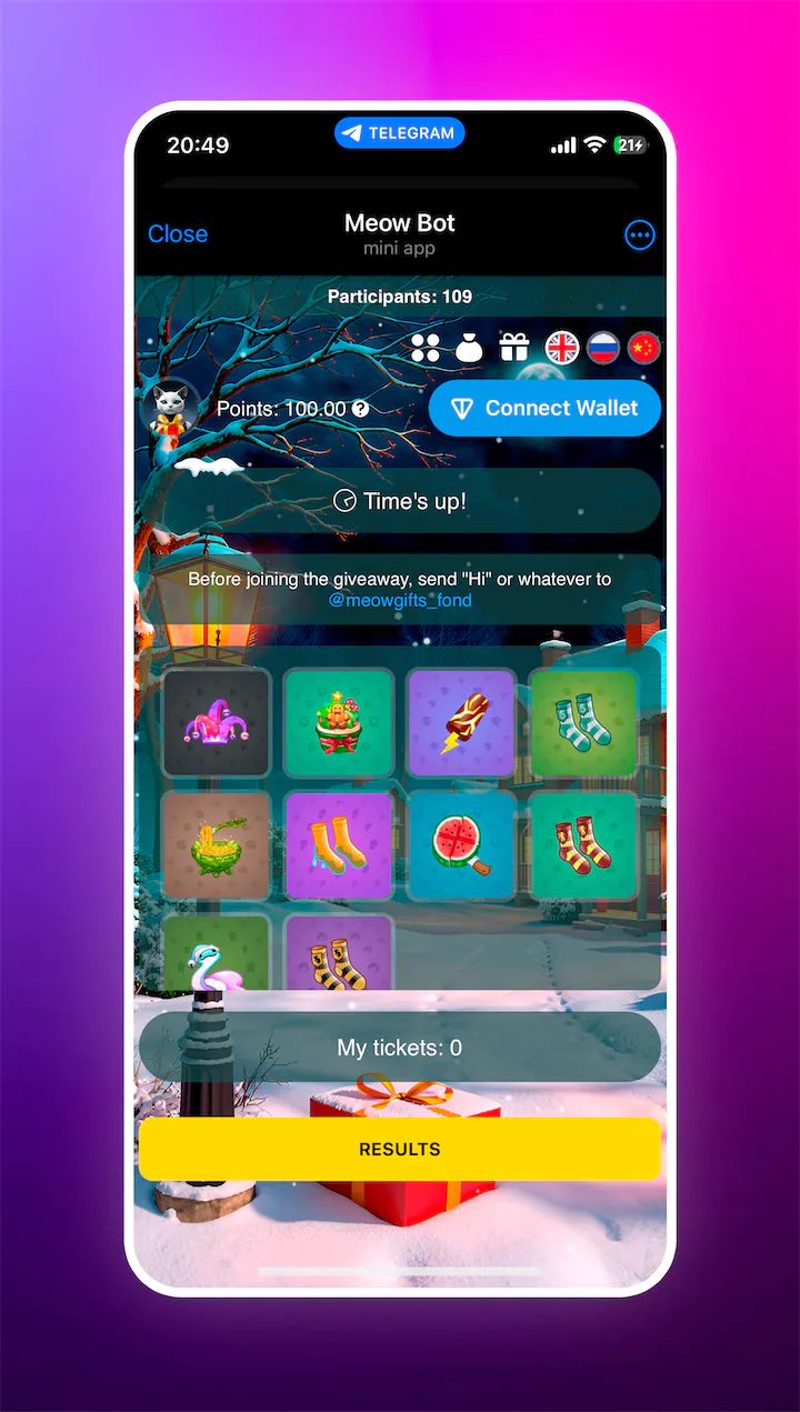 Meow Bot — Screenshot 3