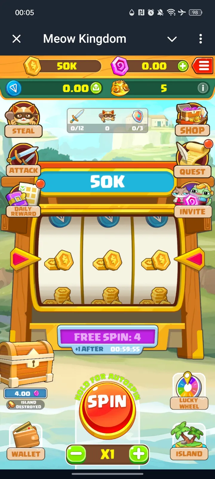 Meow Kingdom — Screenshot 1