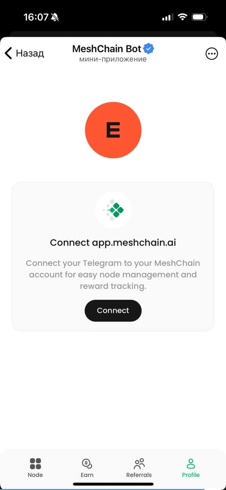MeshChain Bot — Screenshot 1