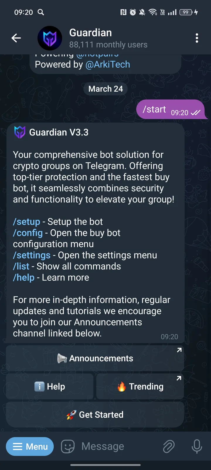 Guardian — Screenshot 2