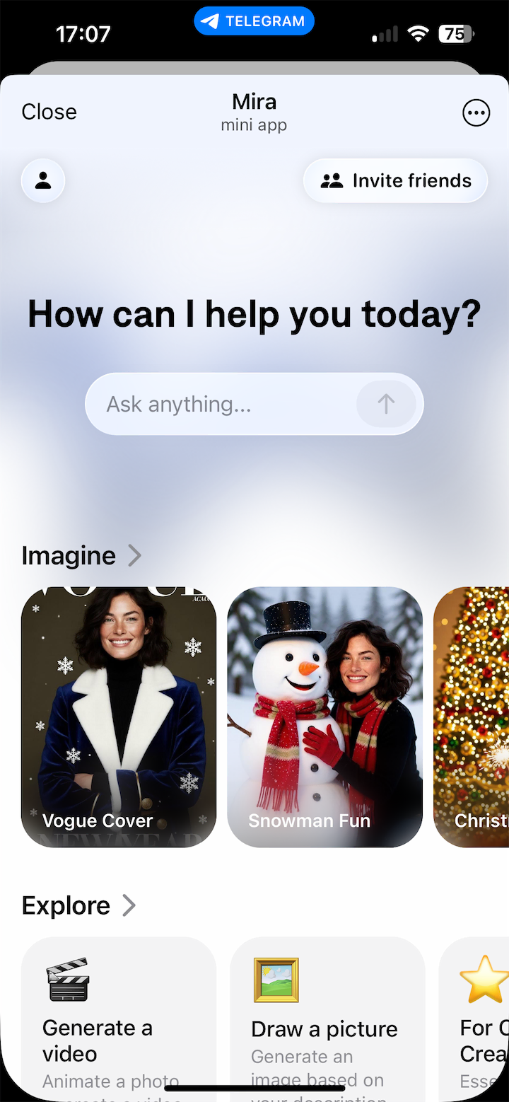 Mira — Screenshot 1