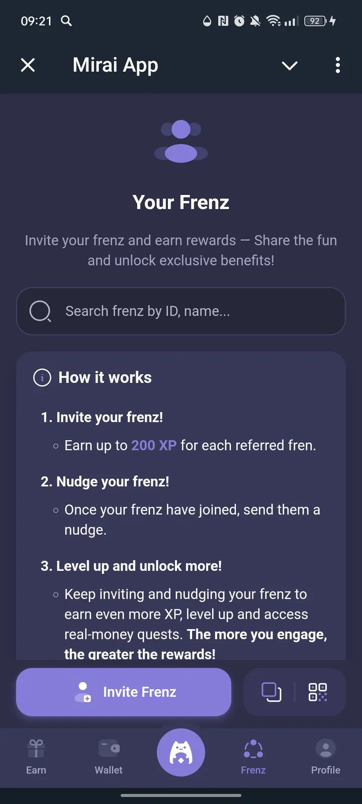 Mirai App — Screenshot 2