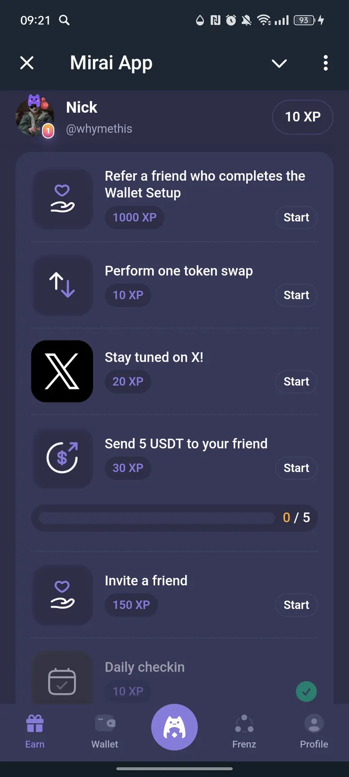 Mirai App — Screenshot 4
