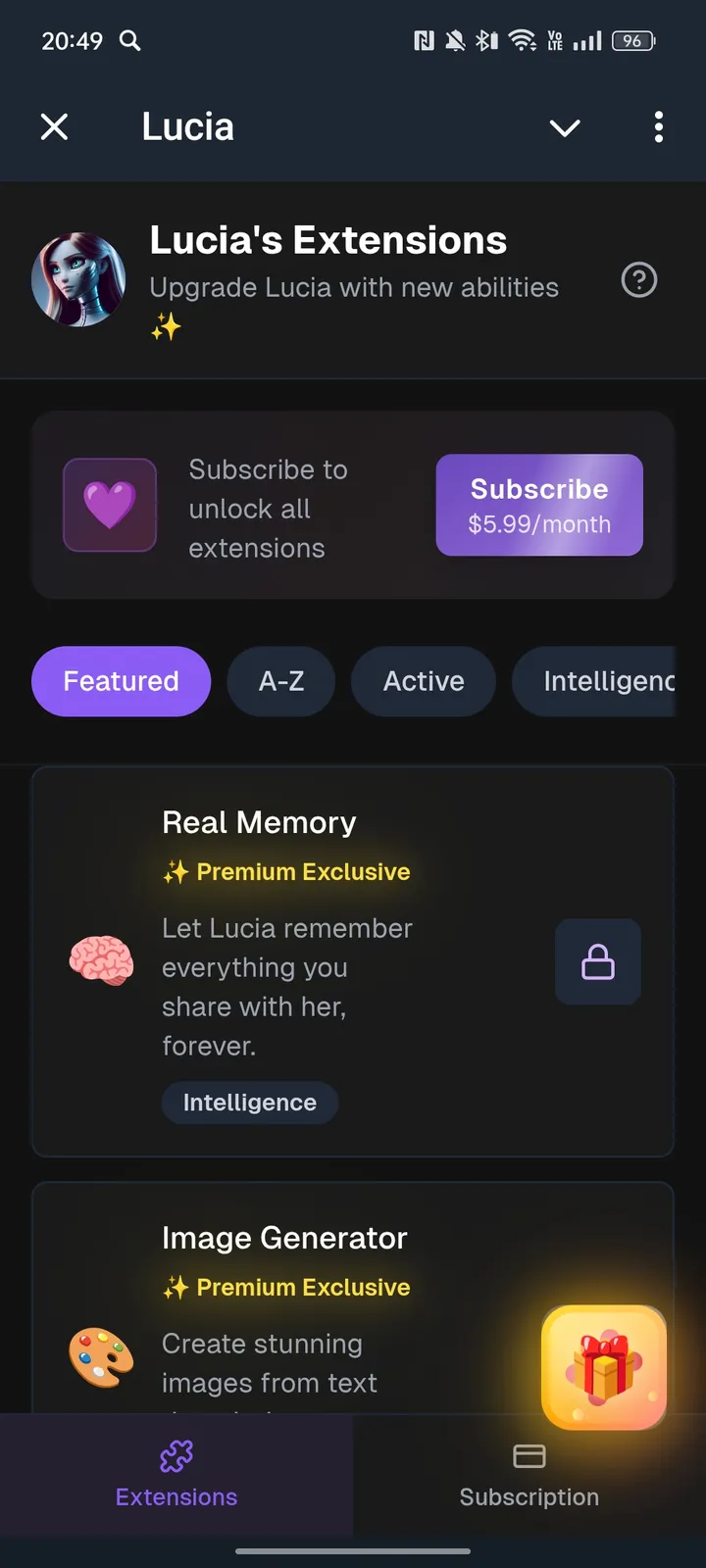 Lucia — Screenshot 1