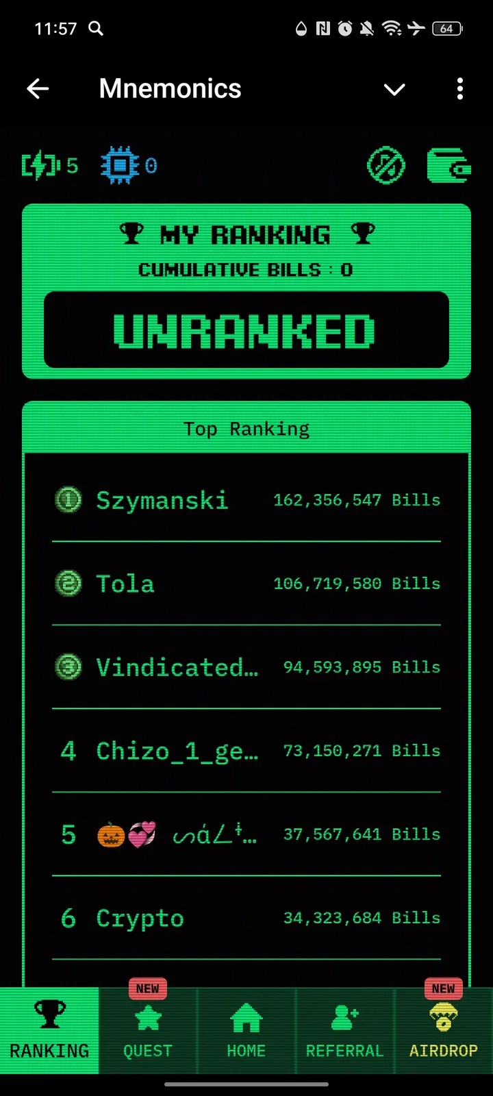 Mnemonics — Screenshot 4