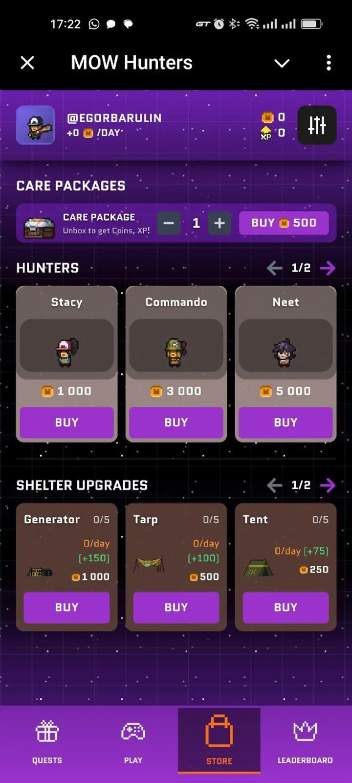 MOW Hunters — Screenshot 2