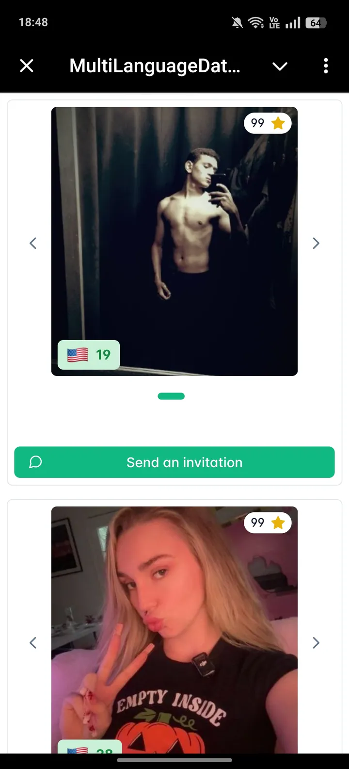 MultiLanguageDatingBot — Screenshot 1