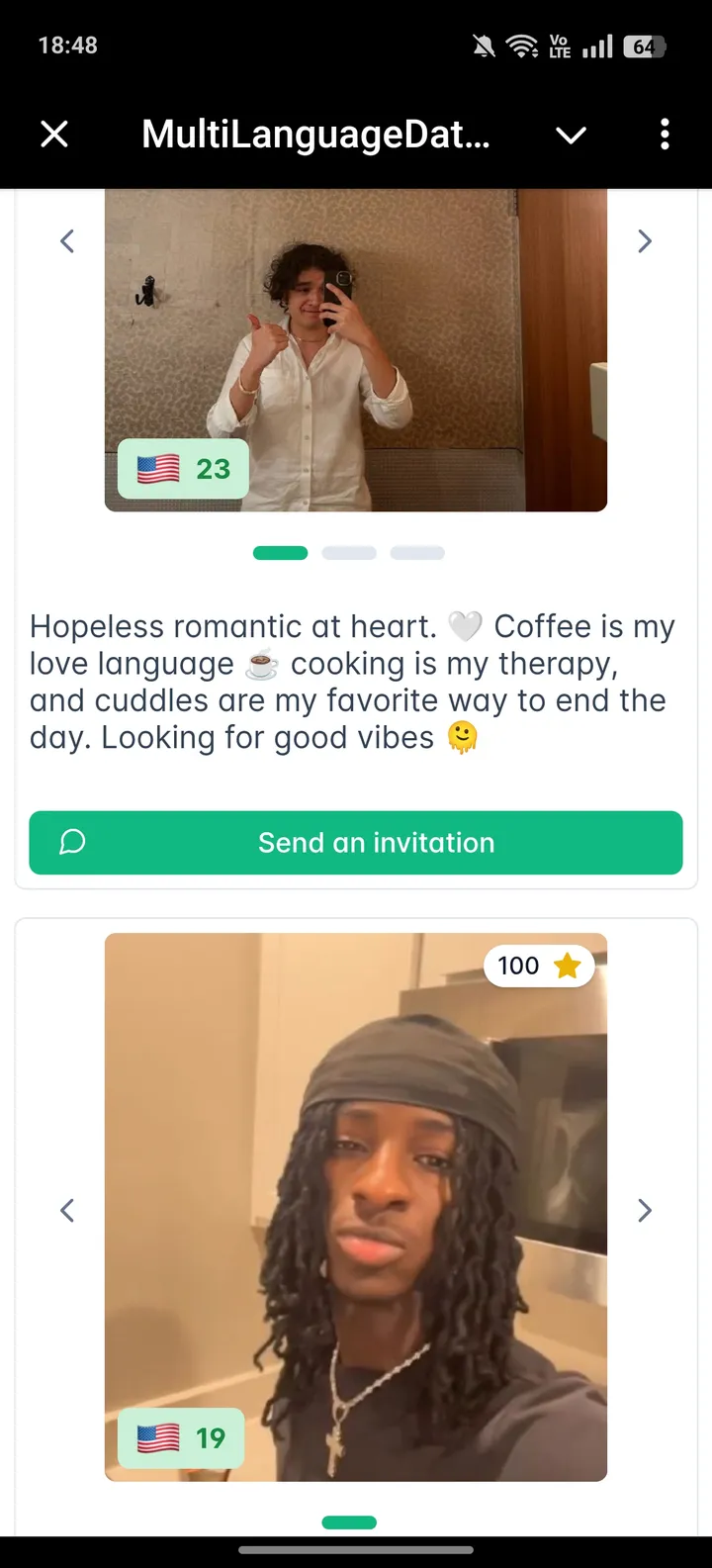 MultiLanguageDatingBot — Screenshot 2