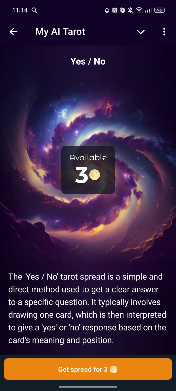 My AI Tarot — Screenshot 3