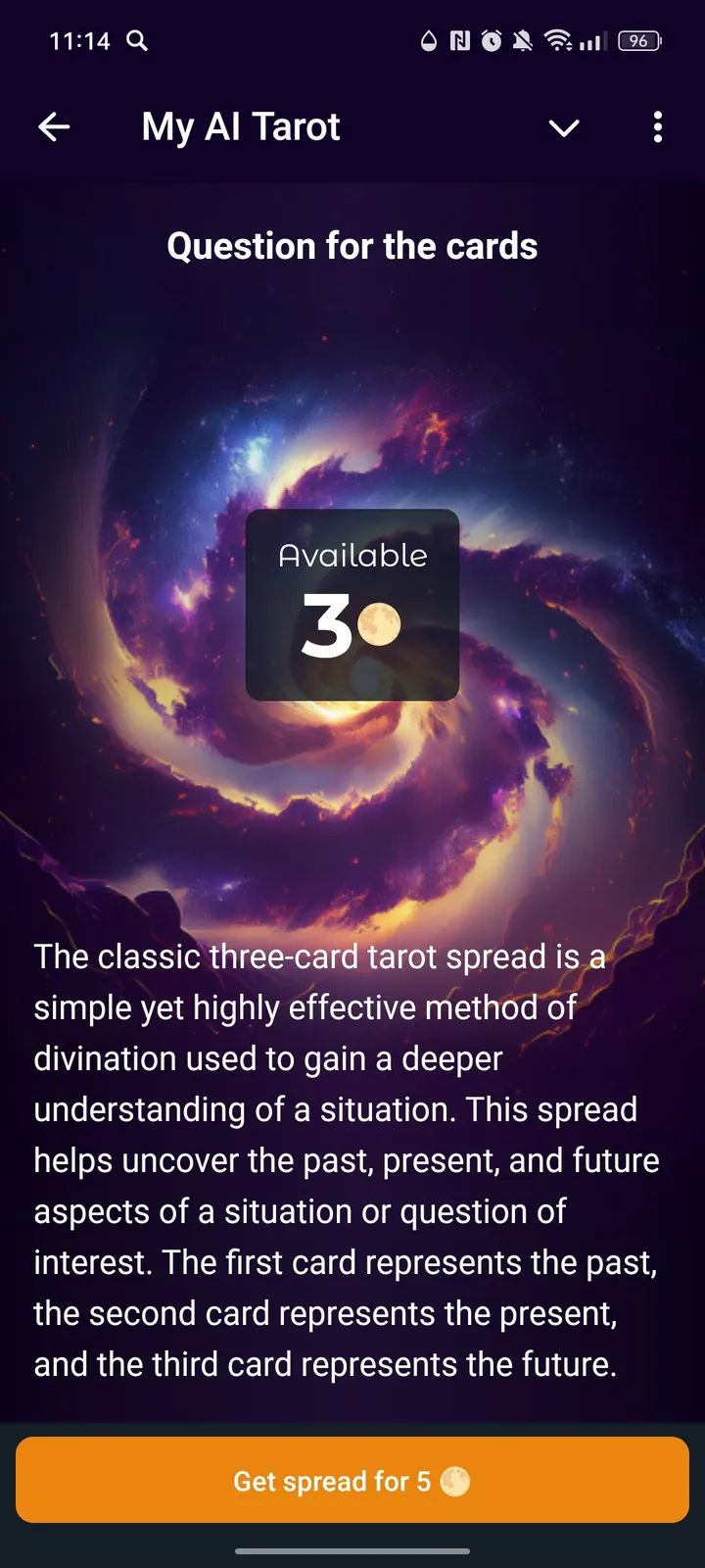 My AI Tarot — Screenshot 4