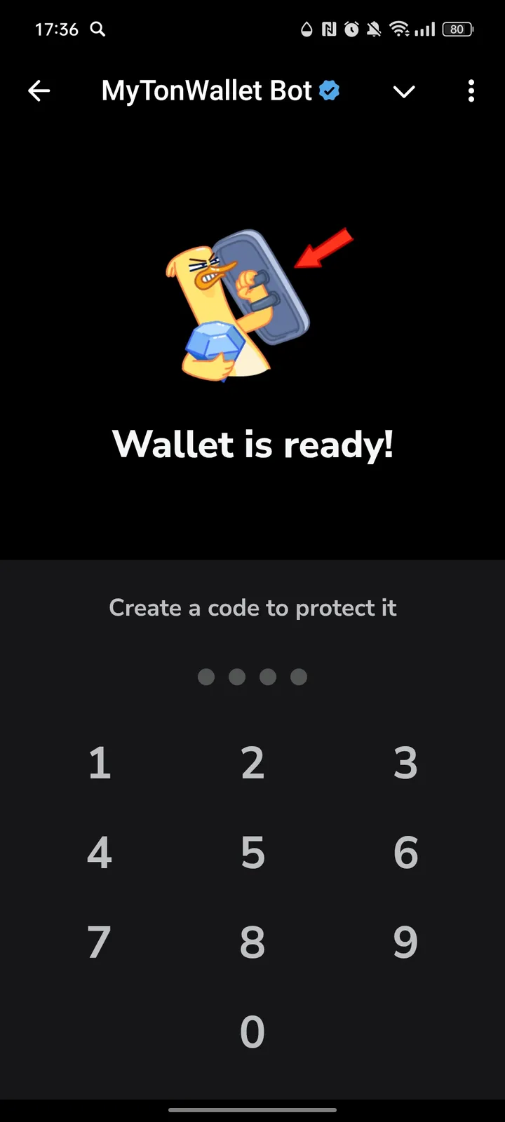 MyTonWallet App — Screenshot 2