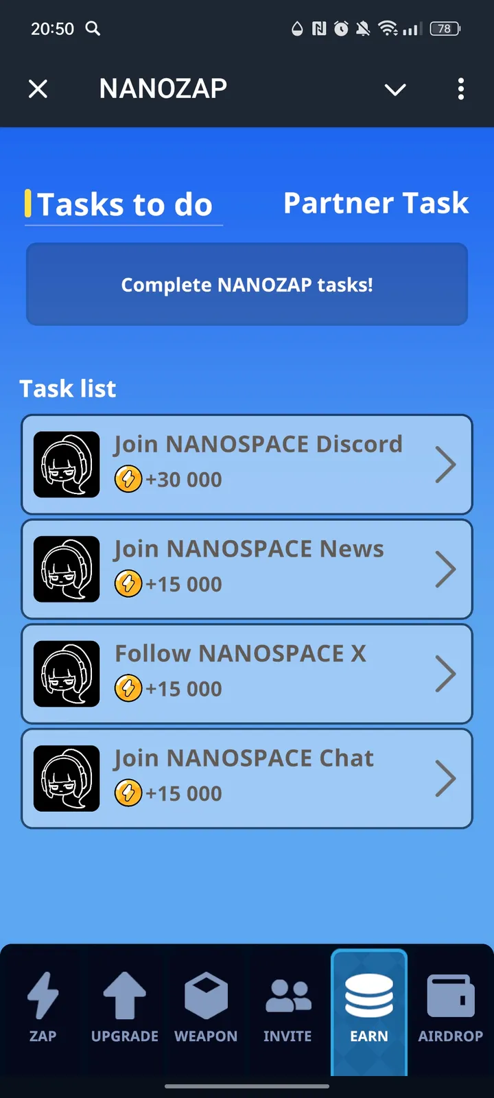 NANOZAP — Screenshot 5