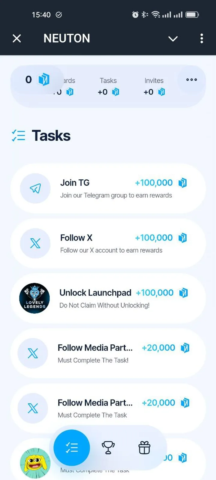 NEUTON — Screenshot 1