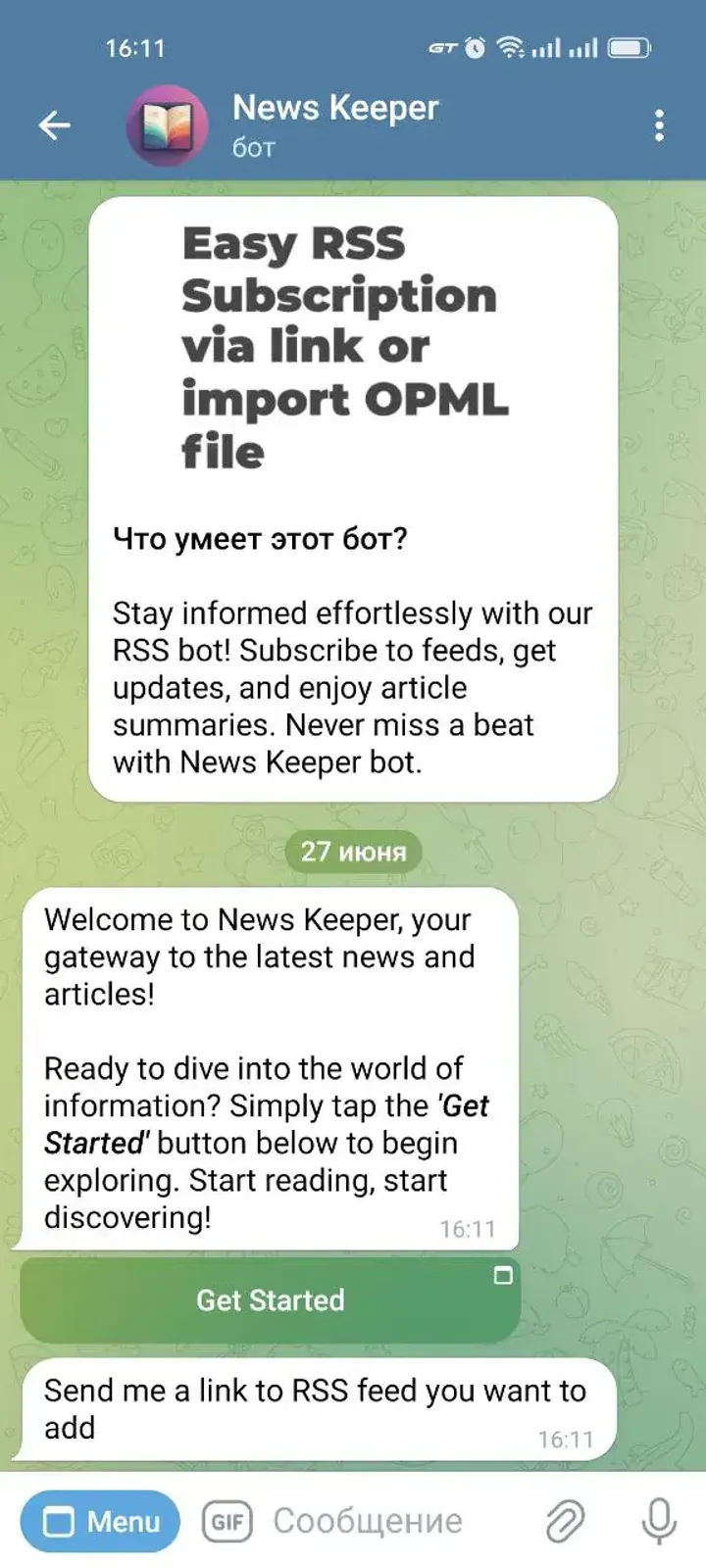 News Keeper | RSS Reader — Screenshot 4