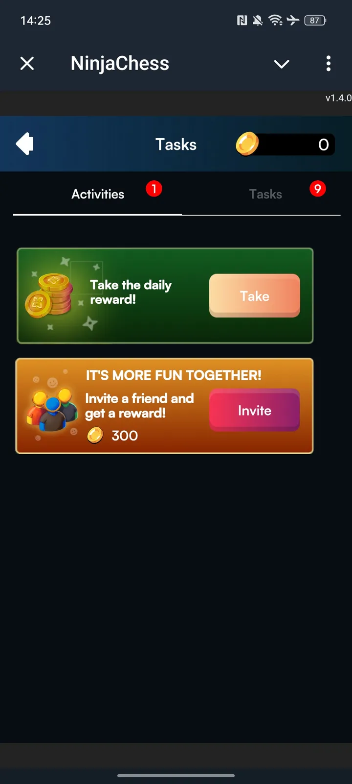 NinjaChess — Screenshot 2