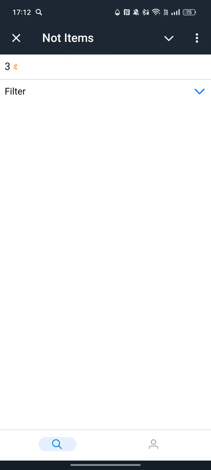 Not Items — Screenshot 1