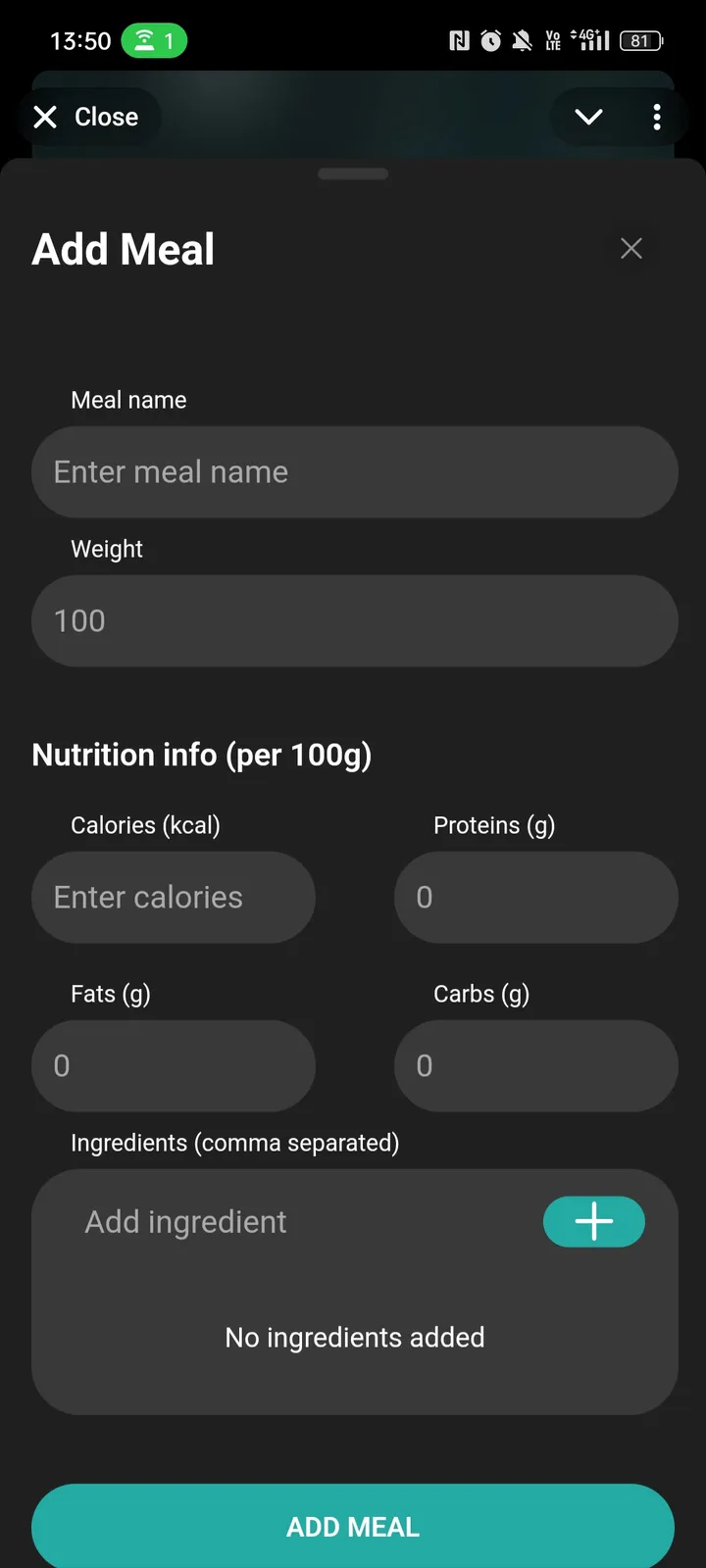 NourishAI — Screenshot 4